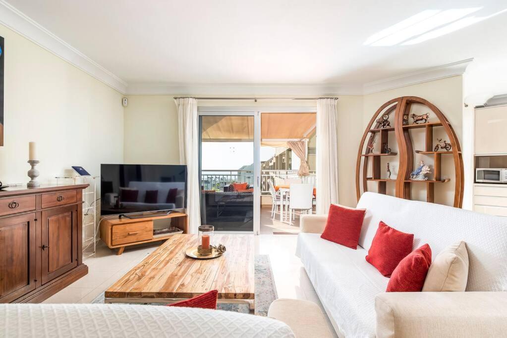 Luxurioese Duplex Ferienwohnung In Sehr Ruhiger Wohnanlage Mit Meerblick Palm-mar Exterior photo