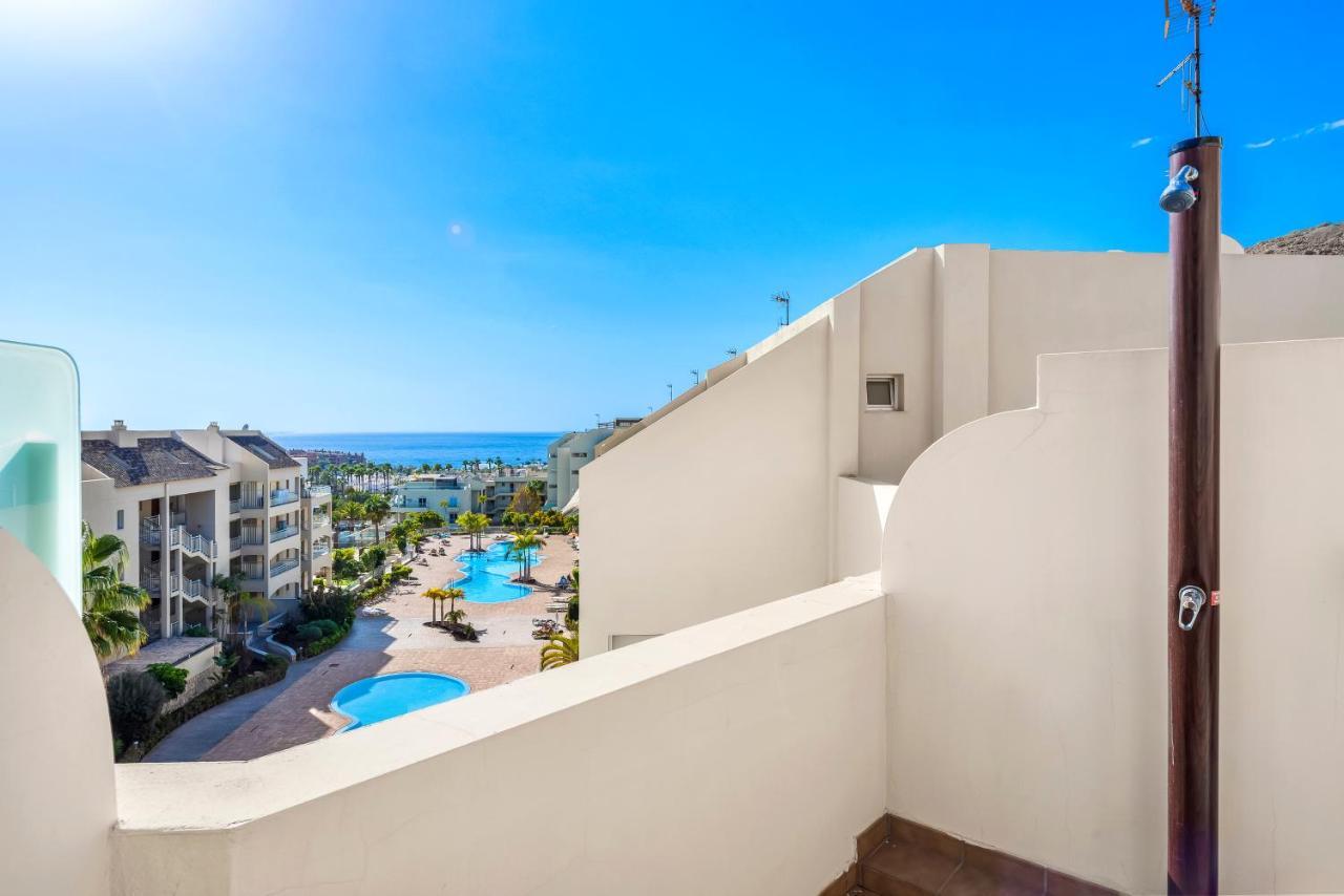 Luxurioese Duplex Ferienwohnung In Sehr Ruhiger Wohnanlage Mit Meerblick Palm-mar Exterior photo