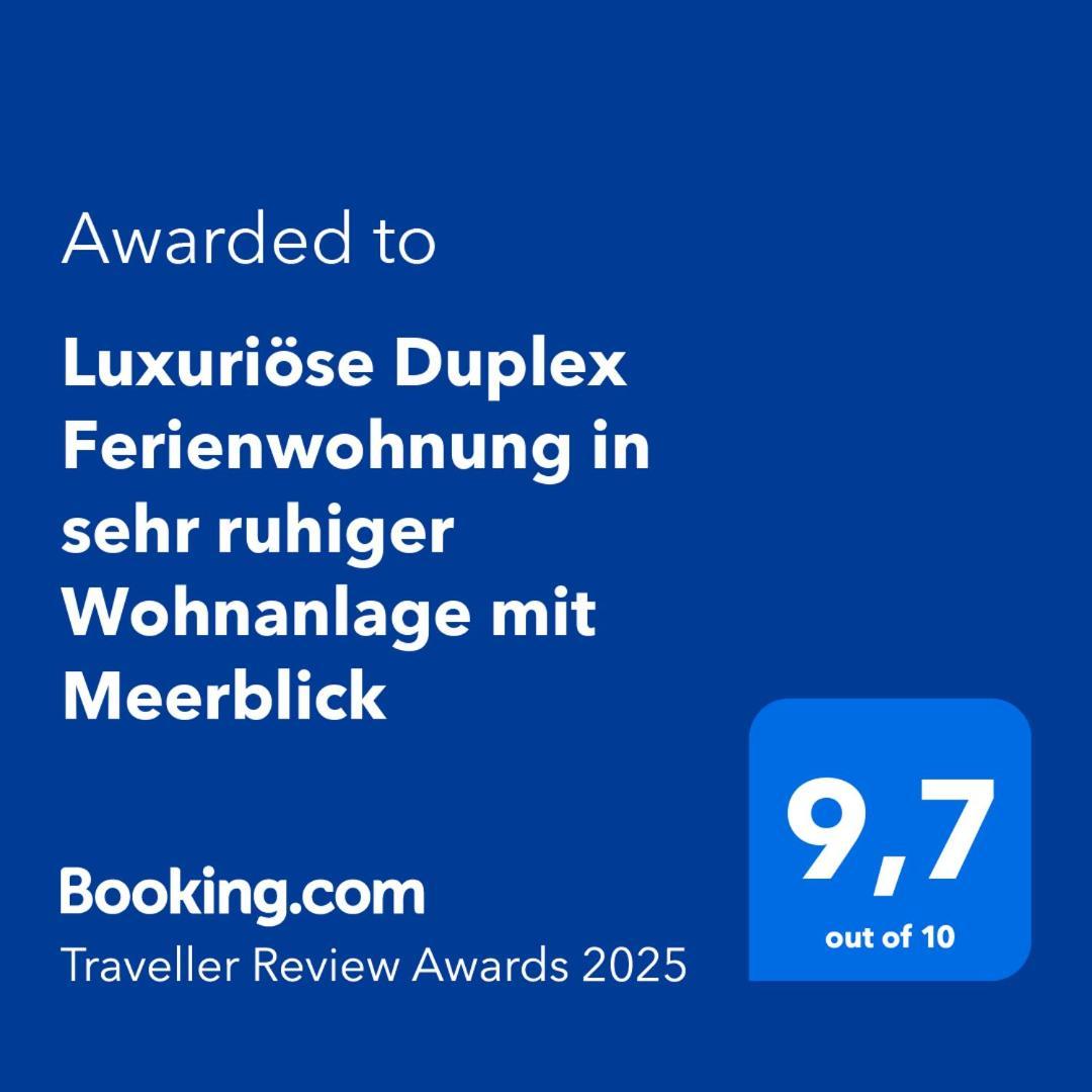 Luxurioese Duplex Ferienwohnung In Sehr Ruhiger Wohnanlage Mit Meerblick Palm-mar Exterior photo